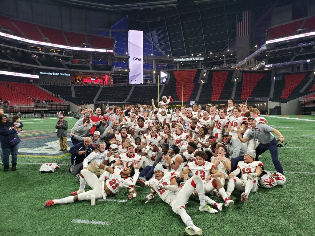 Milton celebrating last season's title